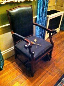A "Merlin chair" from Kenwood House (photo Ashley Wilde)