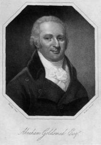 Abraham Goldsmid, one of Lord Chatham's many moneylenders (Wikimedia Commons)